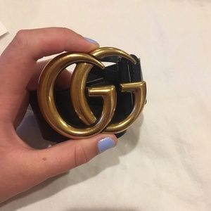 Authentic GG Leather Belt